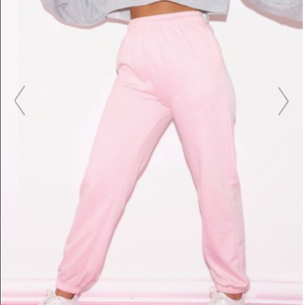 Pretty Little Thing Baby Pink Joggers